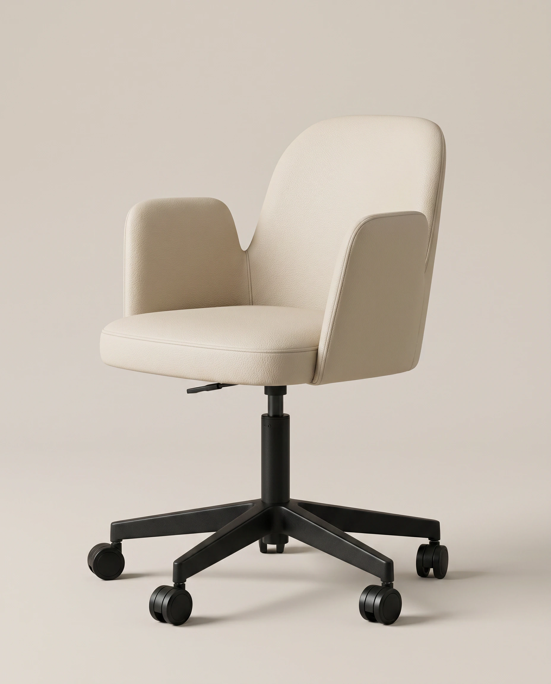 Swivel armchair in Metal