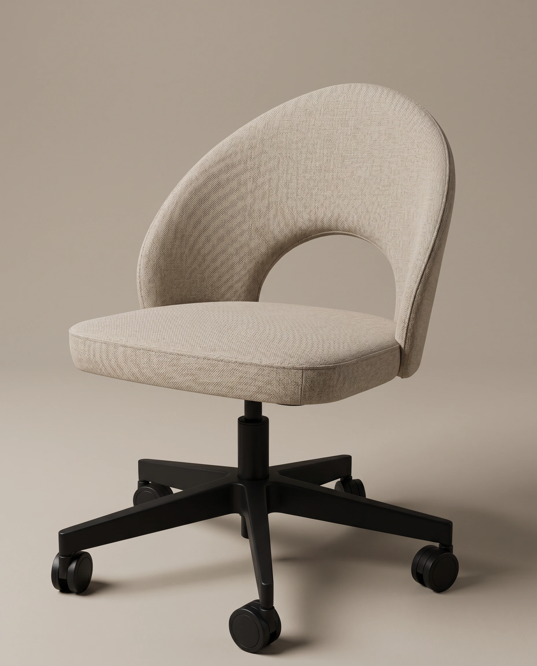 Swivel side chair in Metal