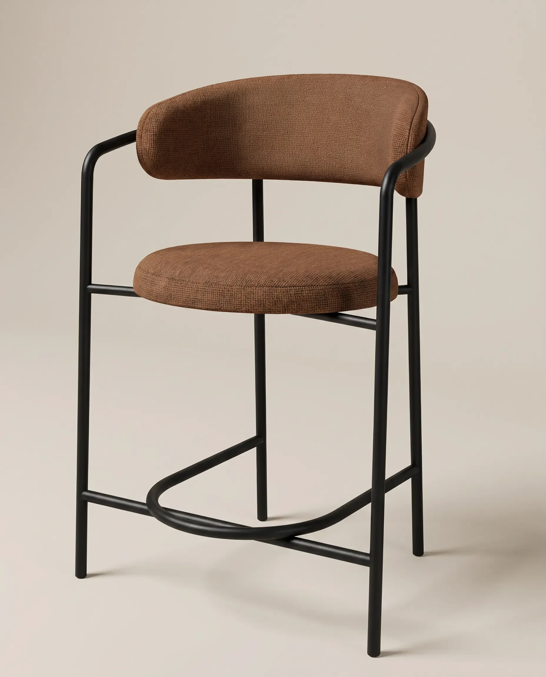 Counter stool in metal