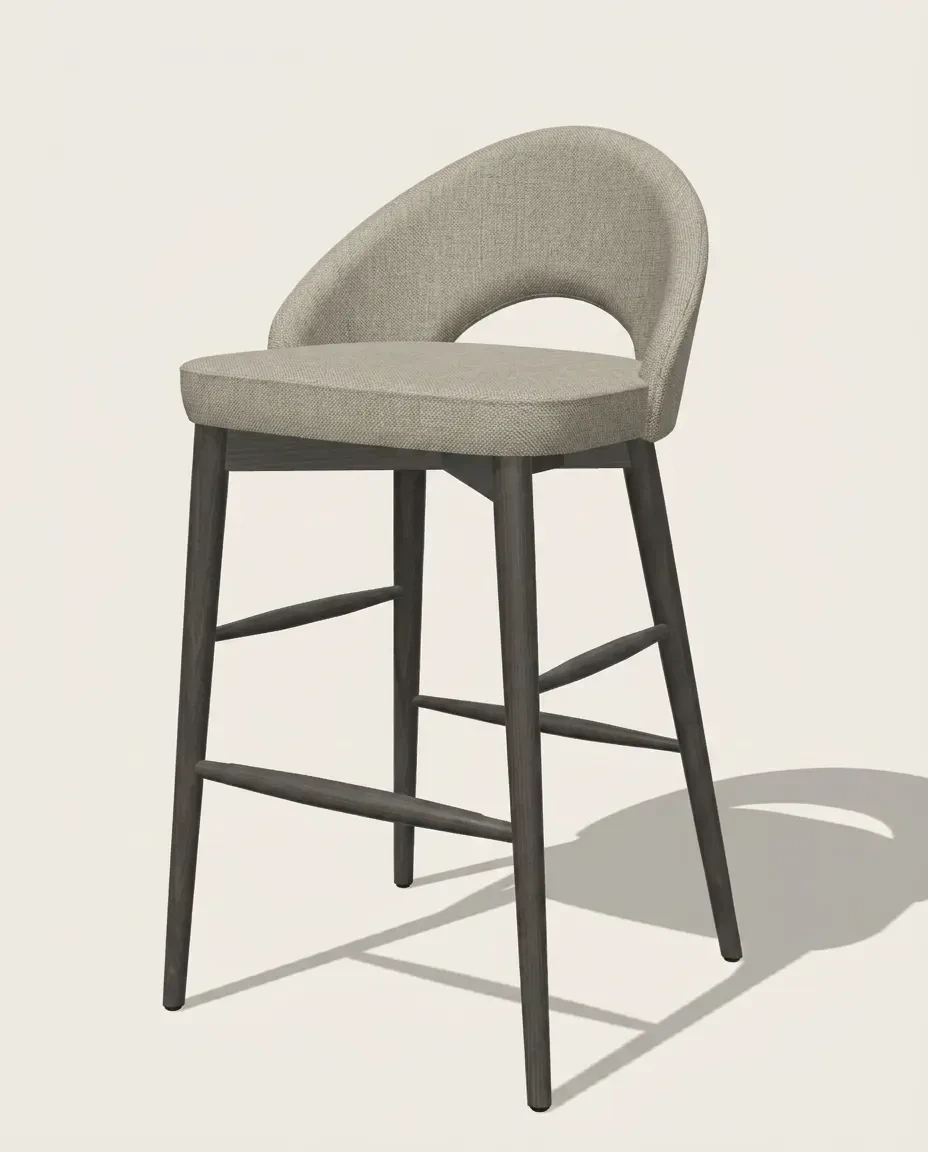 Counter stool in wood