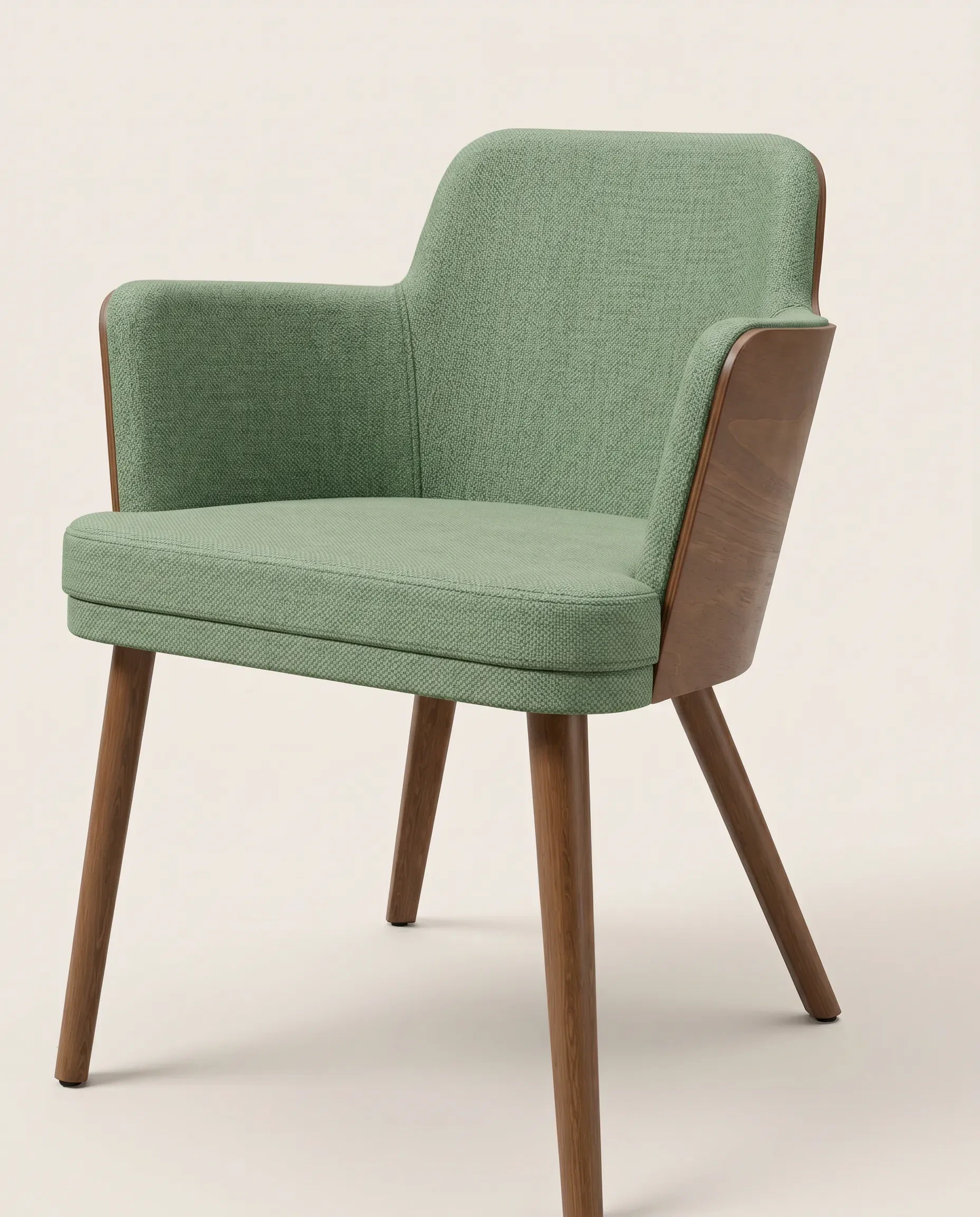 Side chair in wood